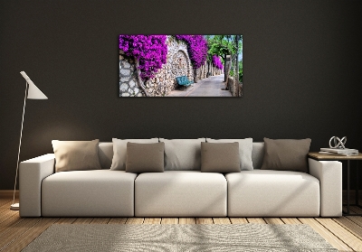 Cuadro de cristal templado moderno horizontal Calles con encanto