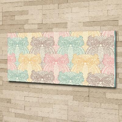 Foto-obraz zdjęcie szkło hartowane Sowy