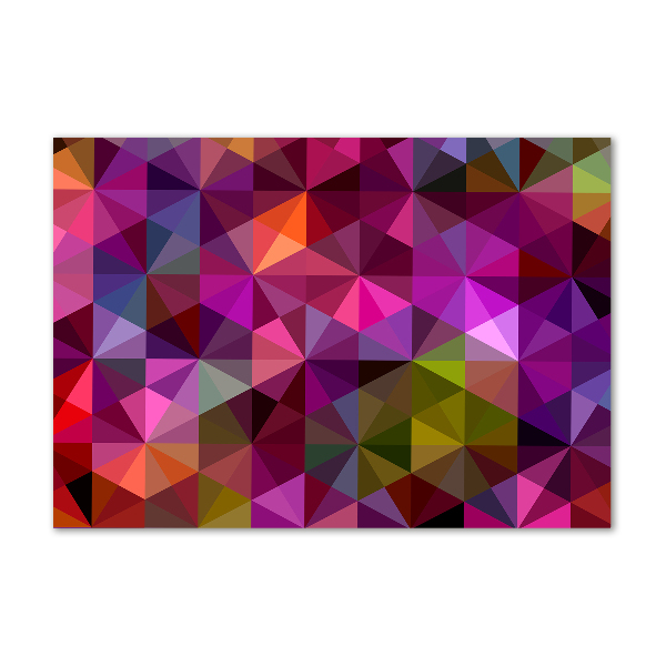 Foto en cristal de alta calidad con impresión uv horizontal Ondas abstractas