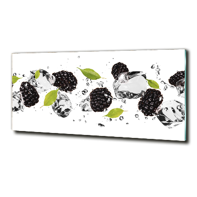 Foto-obraz szklany Czereśnie i woda