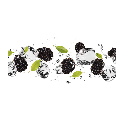 Foto-obraz szklany Czereśnie i woda