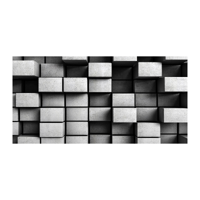 Cuadro de cristal templado moderno horizontal Abstracción