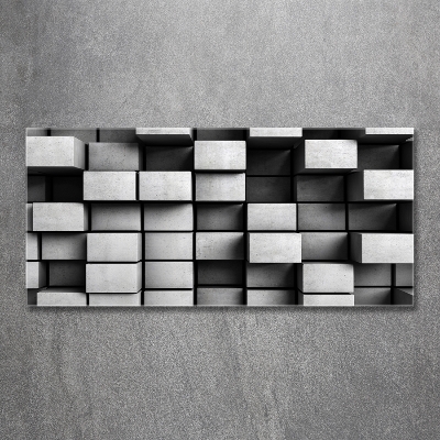 Cuadro de cristal templado moderno horizontal Abstracción