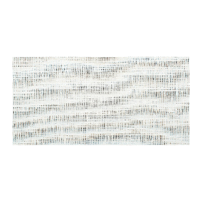 Cuadro decorativo de vidrio para salón horizontal Lienzo de lino blanco