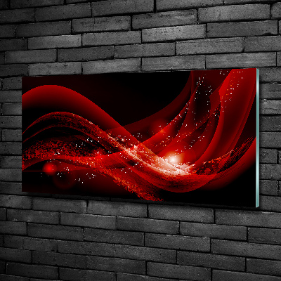 Cuadro de cristal templado moderno horizontal Fondo abstracto