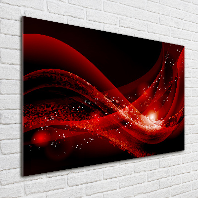 Cuadro de cristal templado moderno horizontal Fondo abstracto