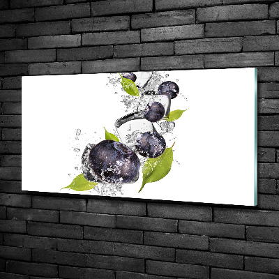 Foto-obraz szkło hartowane Jagody z lodem