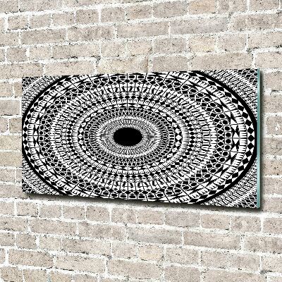 Fotoobraz na ścianę szklany Ornamenty okrąg