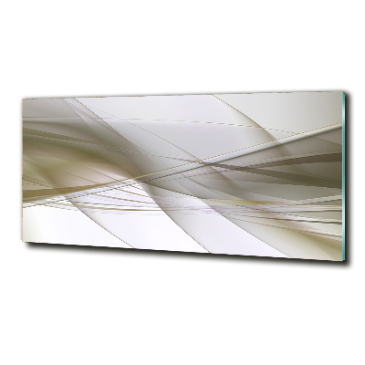 Cuadro decorativo de vidrio para salón horizontal Abstracción