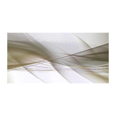 Cuadro decorativo de vidrio para salón horizontal Abstracción