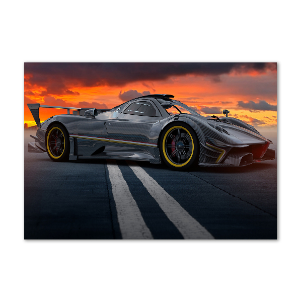 Impresión en cristal con acabado brillante horizontal Corredor