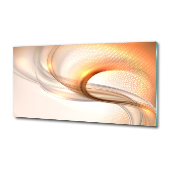 Foto en cristal de alta calidad con impresión uv horizontal Fondo abstracto