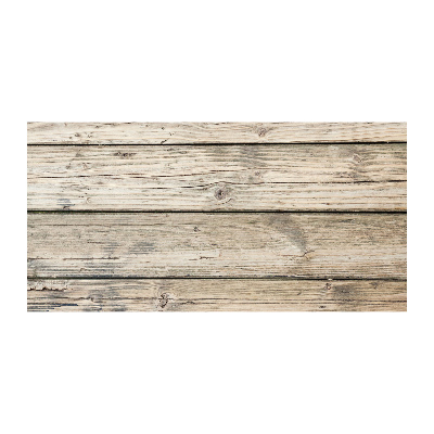 Cuadro de cristal templado moderno horizontal Fondo de madera