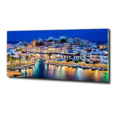 Foto en cristal de alta calidad con impresión uv horizontal Creta, Grecia
