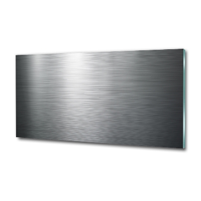 Cuadro de cristal templado moderno horizontal Fondo de metal