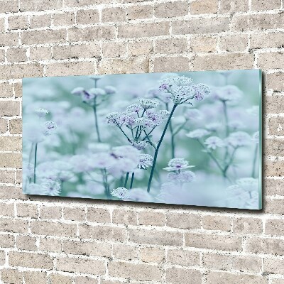 Cuadro decorativo de vidrio para salón horizontal Mantlewort mayor