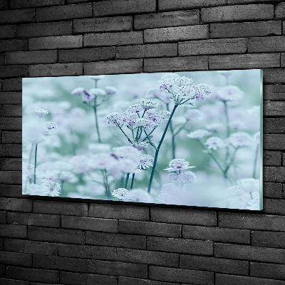 Cuadro decorativo de vidrio para salón horizontal Mantlewort mayor