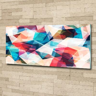 Foto en cristal de alta calidad con impresión uv horizontal Mosaico abstracto