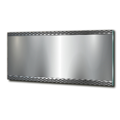 Cuadro de cristal templado moderno horizontal Fondo de metal