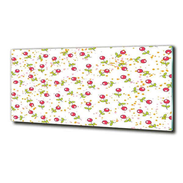 Impresión en cristal con acabado brillante horizontal Guindas