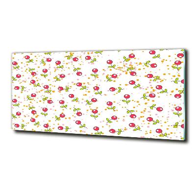 Impresión en cristal con acabado brillante horizontal Guindas