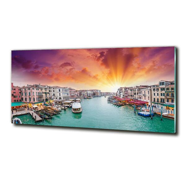 Impresión en cristal con acabado brillante horizontal Venecia