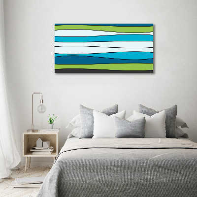 Foto-obraz szkło hartowane Kolorowe paski