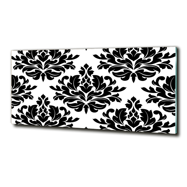 Cuadro decorativo de vidrio para salón horizontal Fondo de adornos