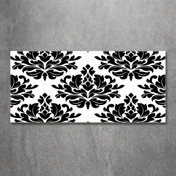 Cuadro decorativo de vidrio para salón horizontal Fondo de adornos