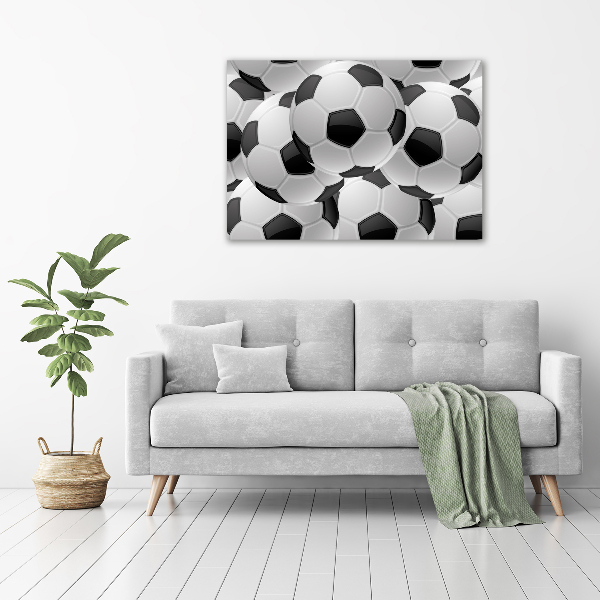 Impresión en cristal con acabado brillante horizontal Fútbol americano