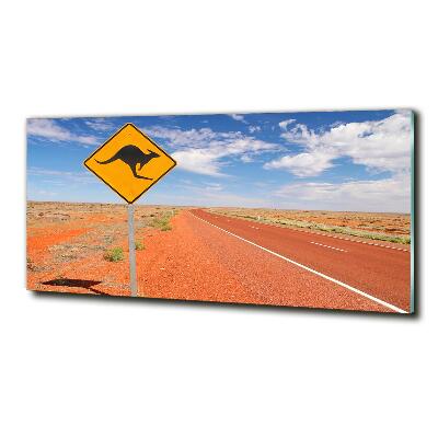 Cuadro de cristal templado moderno horizontal Carretera en Australia