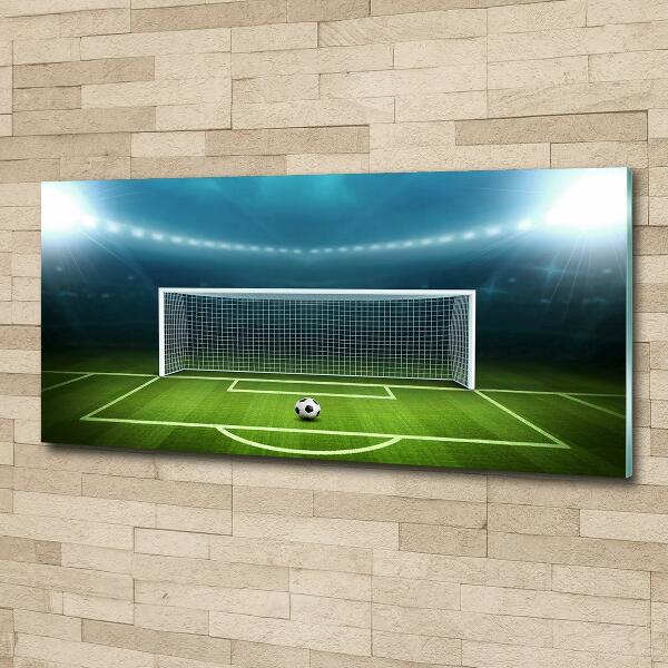 Cuadro decorativo de vidrio para salón horizontal Estadio