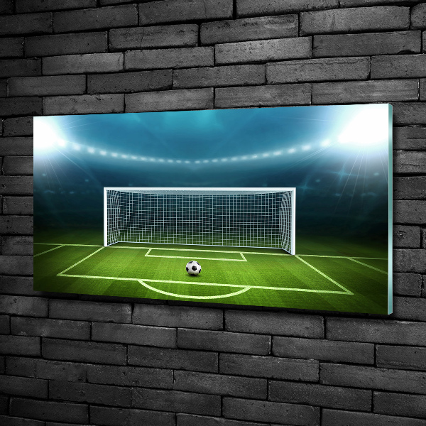 Cuadro decorativo de vidrio para salón horizontal Estadio