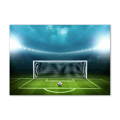 Cuadro decorativo de vidrio para salón horizontal Estadio