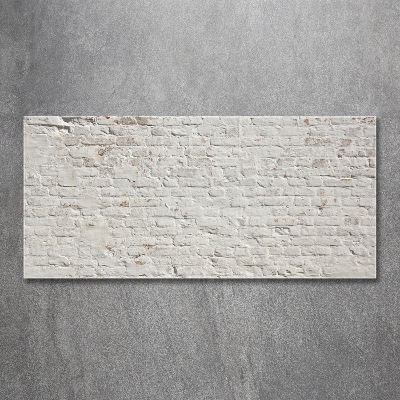 Cuadro de cristal templado moderno horizontal pared de ladrillos