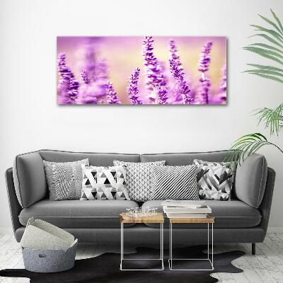 Foto en cristal de alta calidad con impresión uv horizontal Lavanda