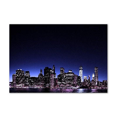 Foto en cristal de alta calidad con impresión uv horizontal Puente de Brooklyn