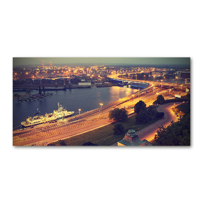 Cuadro decorativo de vidrio para salón horizontal Szczecin, Polonia