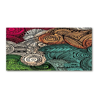 Foto-obraz szklany Abstrakcyjne pióra