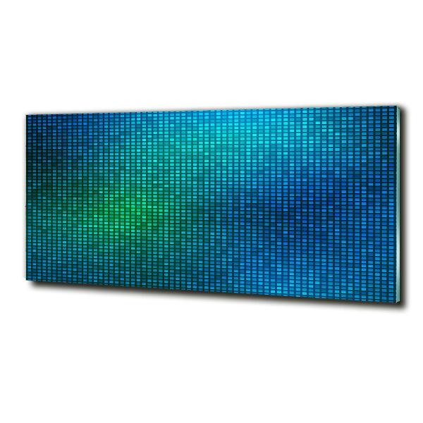 Cuadro de cristal templado moderno horizontal Fondo abstracto