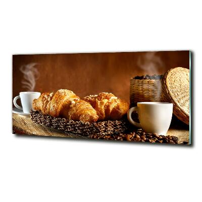 Foto en cristal de alta calidad con impresión uv horizontal Desayuno