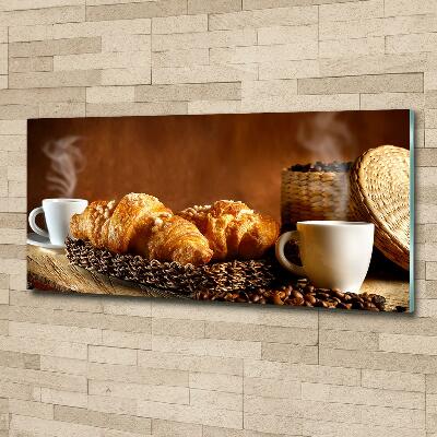 Foto en cristal de alta calidad con impresión uv horizontal Desayuno