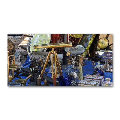 Cuadro decorativo de vidrio para salón horizontal Antigüedades