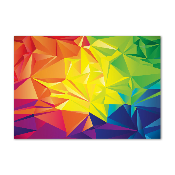 Cuadro de cristal templado moderno horizontal Fondo abstracto