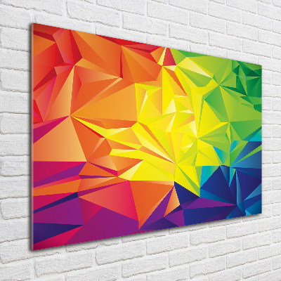 Cuadro de cristal templado moderno horizontal Fondo abstracto