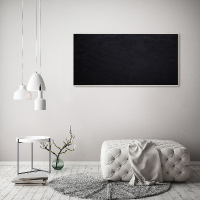 Impresión en cristal con acabado brillante horizontal Pizarra negra