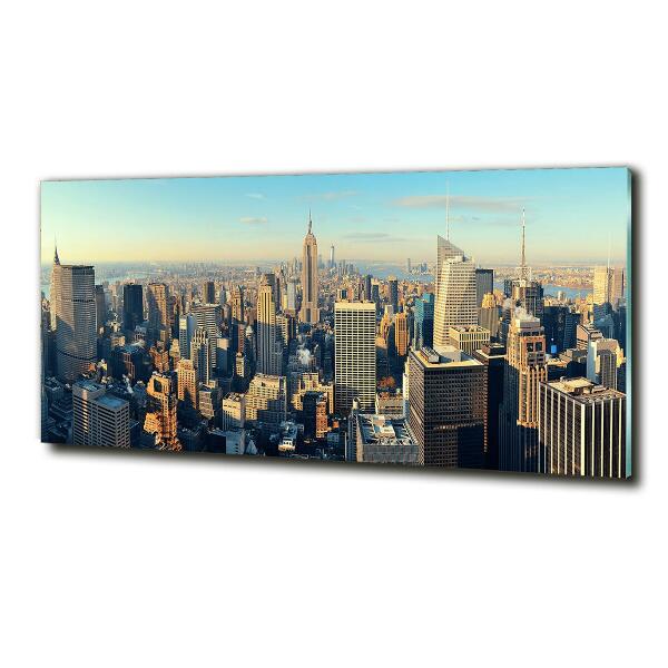 Foto en cristal de alta calidad con impresión uv horizontal Rascacielos