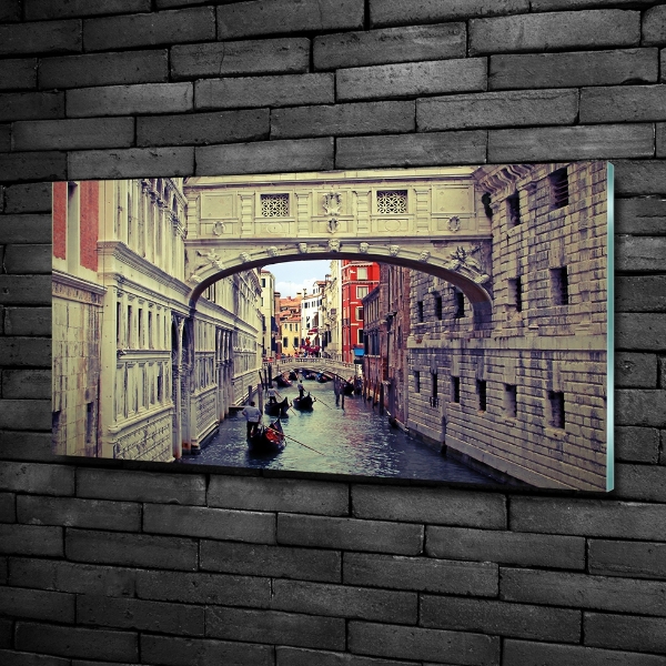 Foto en cristal de alta calidad con impresión uv horizontal Venecia, Italia