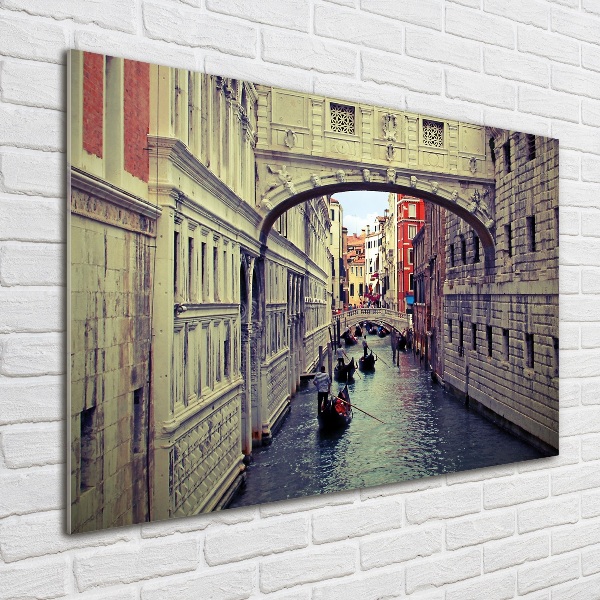 Foto en cristal de alta calidad con impresión uv horizontal Venecia, Italia