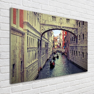 Foto en cristal de alta calidad con impresión uv horizontal Venecia, Italia